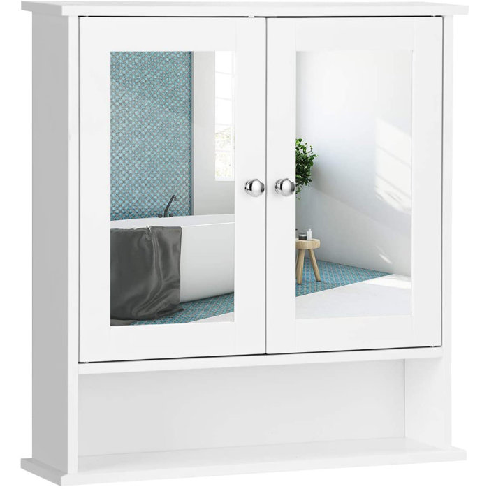 Winston Porter Johnphillip Surface Mount Framed 2 Doors Medicine with 3Position